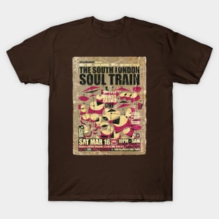 POSTER TOUR - SOUL TRAIN THE SOUTH LONDON 67 T-Shirt